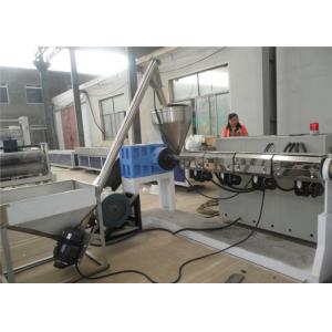 China Wood Plastic Composite Chair Plastic Profile Extrusion Line , Furniture Profile Machine supplier