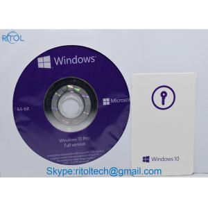 China OEM Windows 10 Pro 64 Bit Product Key / Microsoft Windows 10 Pro Upgrade Key Code License supplier
