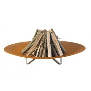 Welding Craft Contemporary Wood Burning Fire Pit Garden Design 100cm Dia