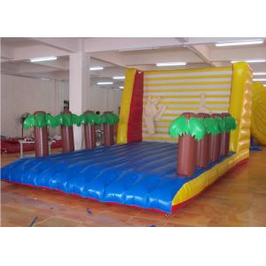 CE Inflatable Velcro Wall Sport Games 4 People Wearing Specail Suits Sticking