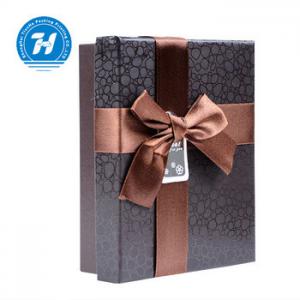 China Recyclable Chocolate Paper Box With Bow - Knot Kraft Paper Duplex Board supplier