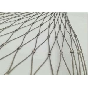 Flexible 1.2mm Dia SS304 Wire Rope Mesh For Zoo Animal Enclosure