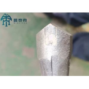 Hex 22x108mm Steel Integral Drill Rod with Chisel Head for Marble Quarry and Diamond Drilling