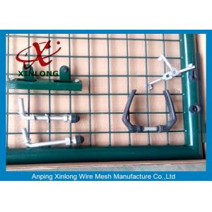 China Professional Wire Mesh Gate , Durable Chain Link Fence Gate Easy Install supplier