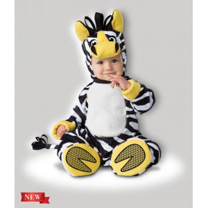 White Black Yellow Infant Baby Costumes Zany Zebra 6079 for Party