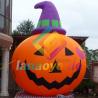 China Party Decoration 0.55mm Inflatable Pumpkin Halloween With Light wholesale