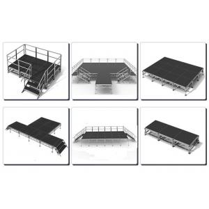 Outdoor Plywood Waterproof Aluminum Stage Platform 1000mm Length