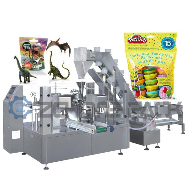 Partículas sólidas Juguetes de hardware Alimentos aperitivos Cosméticos Partes electrónicas Máquina de embalaje de pesaje multifunción