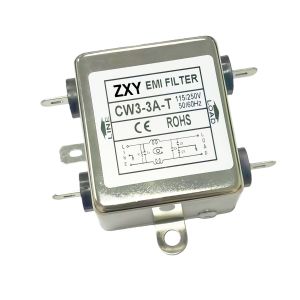 China CW3-3A-T Plug-In-Single Phase AC CW3-6A/10A/20A-T Power Filters EMI Power Supply wholesale