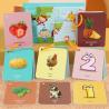 Custom Printing Child Learning Flash Cards Children Baby English Alphabet Kids Cognitive Cards Early Educational for Toddler