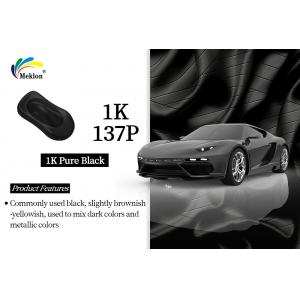 Advanced Color Mixing System: 1K Pure Black Gloss Acrylic Solid Colours Car Paint