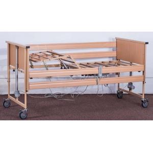 Wooden Frame Electric Nursing Bed Home Care Bed Linear Actuator Patient Care Bed