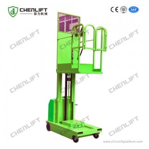 China 4.5m Self Propelled Electric Order Picker Stacker For Materials Picking And Handling supplier