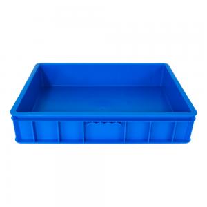 China 555*415*115mm Hard Plastic Crate in EU Customizable Volume to Meet Your Requirements supplier