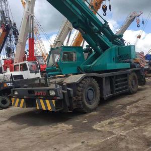 China Used KATO 50Ton Rough Terrain Crane , Second Hand Truck Mounted Cranes supplier