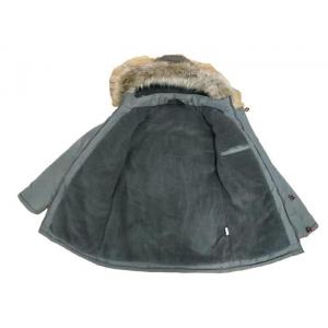 China Mens Puffer Coat With Fur Hood Mens Knee Length Puffer Coat supplier
