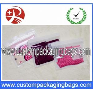 China OPP / CPP Plastic Clear Ziplock Bags Custom For Garment Packaging supplier