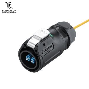China Outdoor Optical Fast signal Connectors Cable M24 Fiber Optic Light Connector supplier