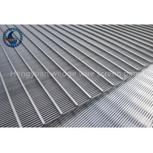High Strength Wedge Wire Screen Panels Long Lifespan Ss 304