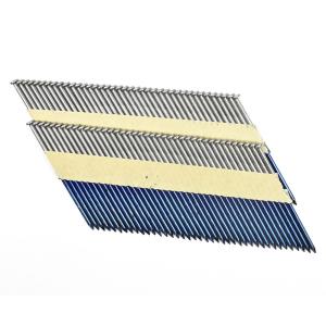 China Clavos que enmarcan compaginados papel principal plano, clavos que enmarcan de 34 grados con la caña del tornillo supplier