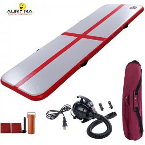 China Multi Functional Gym Inflatable Air Track Mattress Tumble Air Floor Gymnastics Mat supplier