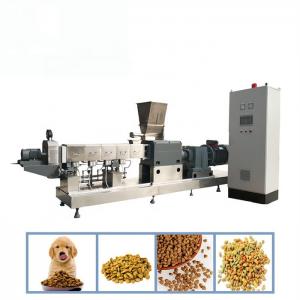 76.5ft 62KW Dog Food Production Line Extruder Twin Screw