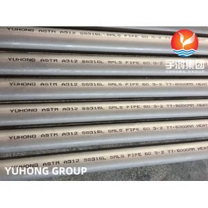 China ASME SA312 TP316L Stainless Steel Seamless Pipe supplier