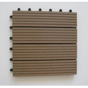 China Outdoor Waterproof WPC Composite Decking Floorings Recycled for Park / Garden supplier