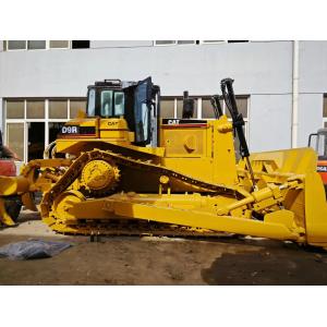 Caterpillar Series Bulldozer CATD9R Soil Plowing Operation Road Construction