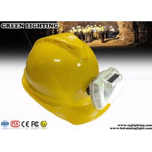 China 230g 3W Cool White Cordless LED Mining Cap Lamp 13000 Lux Brightness Anti - Explosive supplier