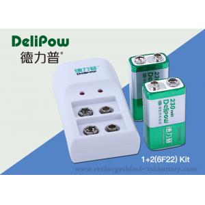 China 9V Rechargeable Battery Charger with Dual Slots and Foldable Plug wholesale