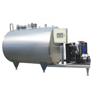 China 1000L 10000L Milk Cooling Equipment / Stainless Steel Mixing Tanks With Motor ABB Siemens supplier