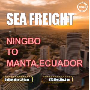 China FOB CNF International Ocean Freight Forwarder Ningbo To Manta Ecuador supplier