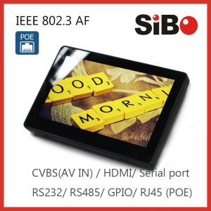 China Wall mount Touch Screen Tablet with Indicating LED Bar PoE powered supplier