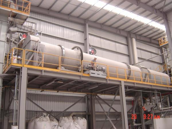 HYG Series Metal Powder Hot Air Dryer Machine , Rotary Drum Dryer