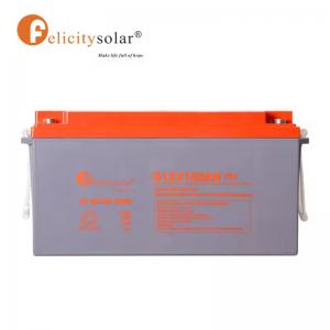 felicity Deep Cycle Solar Power Gel Battery 12V 100Ah 200Ah 150Ah Lead Acid Agm Batteries Solaire China