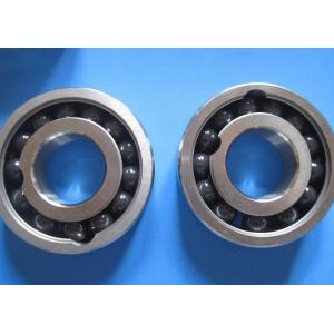 Hybrid Construction Ceramic Ball Bearings , GCr15, AISI440C, 316, 304 For Inner & Outer Ring