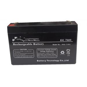 China Universal Sealed Lead Acid Battery 6V 7Ah For Solar System / EPS Systems supplier