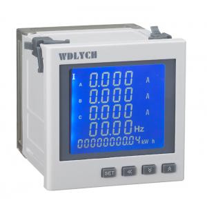 China Microprocessor Multifunction Energy Meter 2 Ways Energy Pulse Output supplier