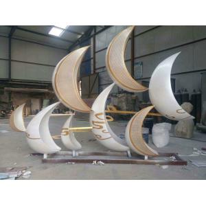 Hot sales Stainless steel  sculpture with laser cutting,  metal sculpture with painting