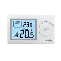 China 3A 2W Wired Room Thermostat Battery Operated Digital Color Screen on sale
