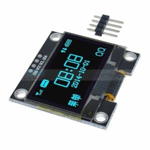 China 1.3'' 128*64 blanc monochrome OLED interface I2C large température module LCD supplier