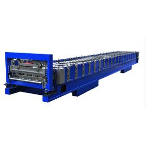 Hot Rolled Steel Full Auto Corrugated Roof Making Machine 0.3-0.8mm thickness High Speed