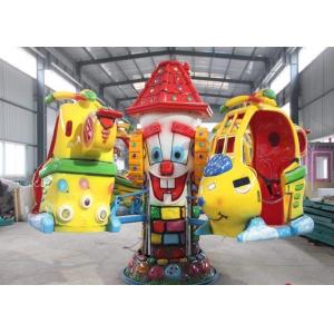 Indoor Octopus Amusement Ride With Cartoon Figures And Colorful Painting