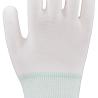China 13 Gauge PU Coated Polyester Handling Gloves Breathable Polyester Gloves wholesale
