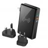 interchangeable plugs wall charger 10000mAh wireless power bank