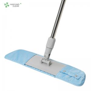 ESD Cloth Stainless Steel Mop Autoclavable For High Level Cleanroom