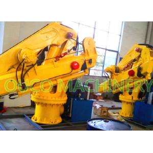 Hydraulic Telescopic Folding Boom Ship Provision Crane 0.99t12m