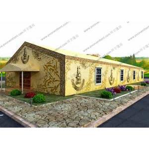 China Colorful Painting Decoration Event Tents PVC Cover For Outdoor Hajj supplier