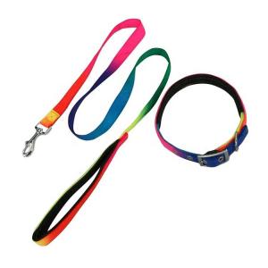 Mutil Color Dog Harness Lead Set Eco Friendly Dog Lead Collar Sets